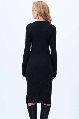 Vestido direito - Preto