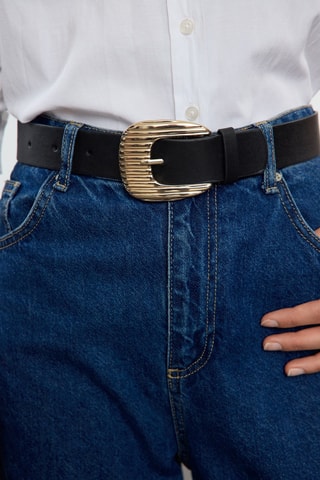 2 cintos - Preto e castanho