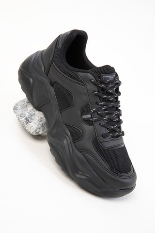 Sapatilhas com plataforma - Preto