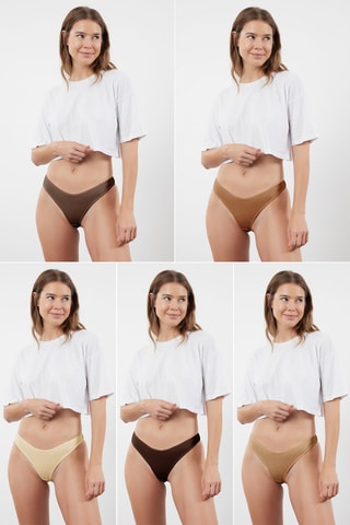 5 strings - Castanho e bege