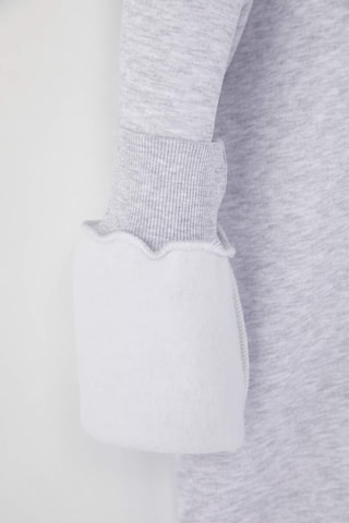 Camisola oversize - Cinzento-claro