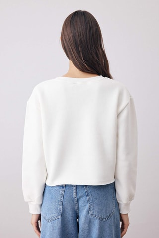 Camisola relaxed - Cru