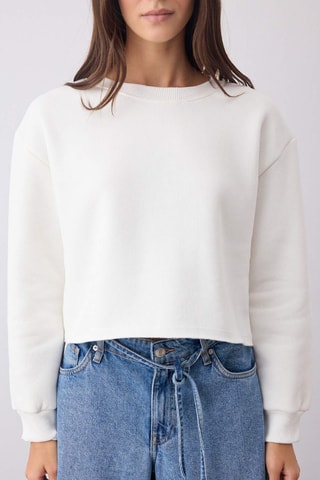 Camisola relaxed - Cru