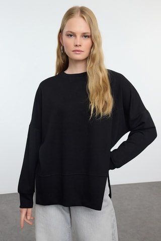 Camisola oversize - Preto