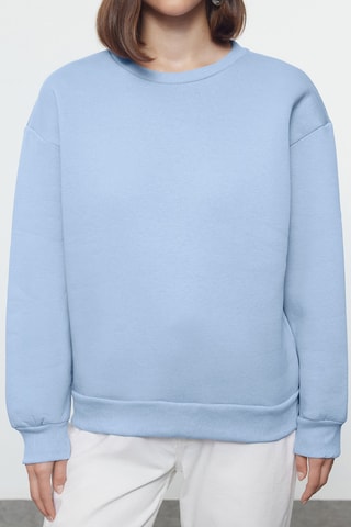 Camisola regular - Azul-claro