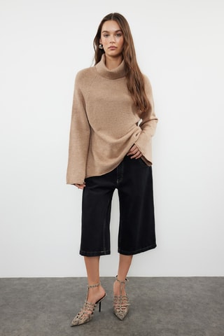 Camisola oversize - Bege