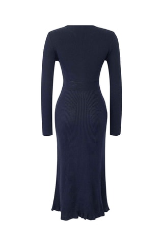 Vestido-camisola - Azul-marinho