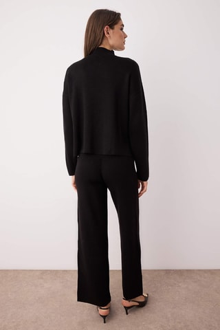 Camisola e calças - Preto