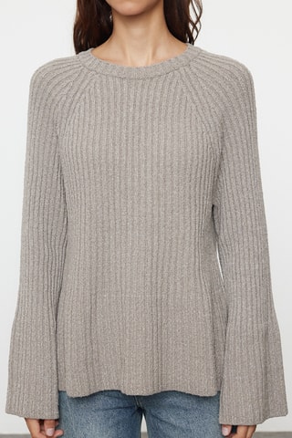 Camisola oversize - Cinzento