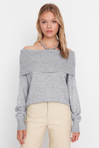 Camisola - Cinzento-claro