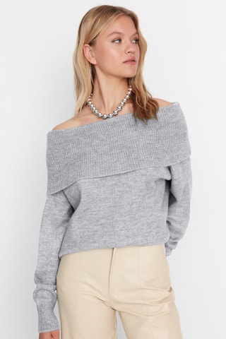 Camisola - Cinzento-claro