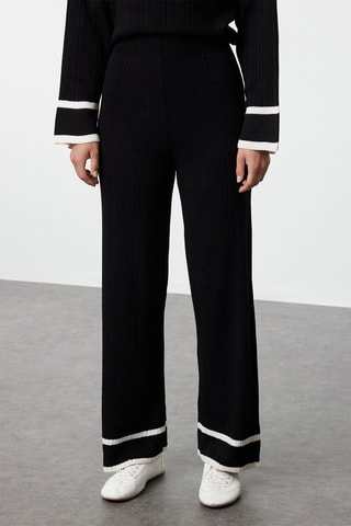 Camisola e calças - Preto