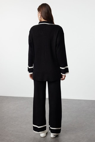 Camisola e calças - Preto