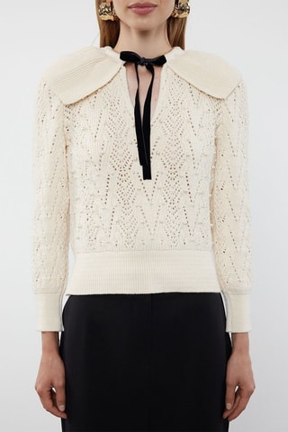 Camisola regular - Branco