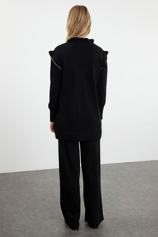 Camisola e calças - Preto