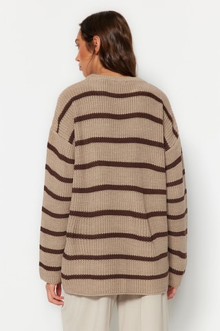 Camisola Bege e castanho