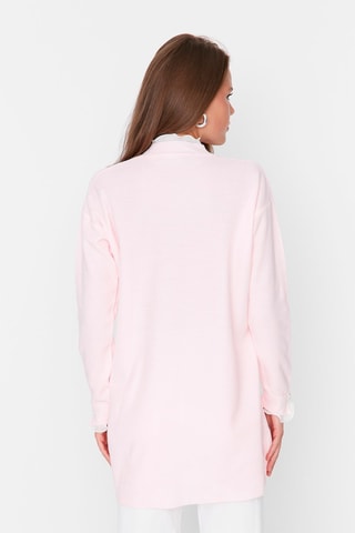 Camisola comprida Rosa-maquilhagem