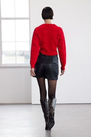 Casaco de malha - Vermelho