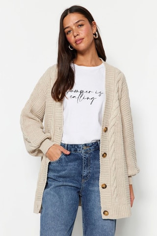 Cardigã - Bege