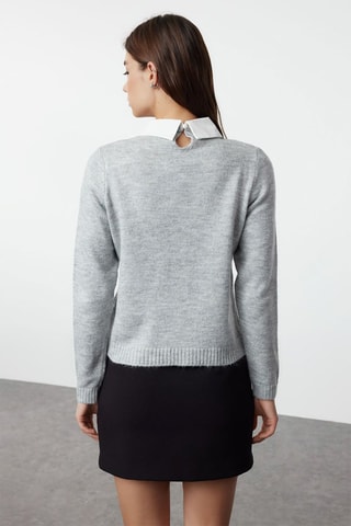 Camisola regular - Cinzento