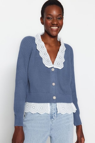 Cardigã - Azul