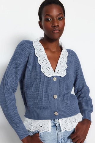 Cardigã - Azul