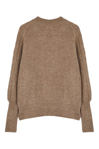 Camisola regular - Castanho