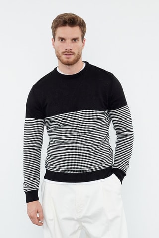 Camisola slim - Preto