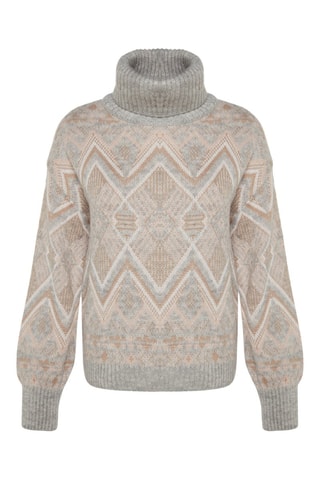 Camisola oversize - Cinzento