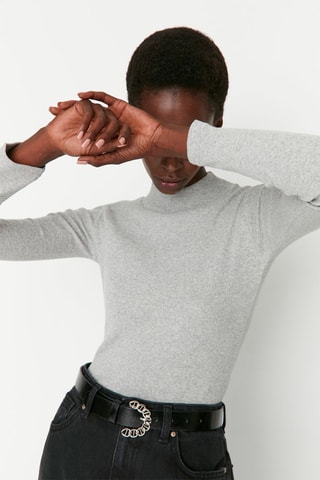 Camisola - Cinzento mesclado