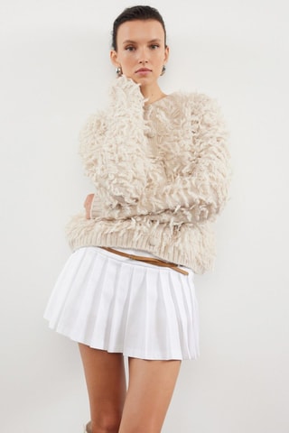 Casaco de malha - Bege