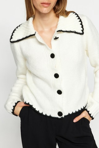 Casaco de malha - Branco