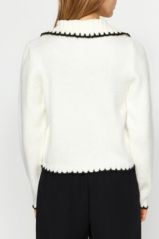 Casaco de malha - Branco