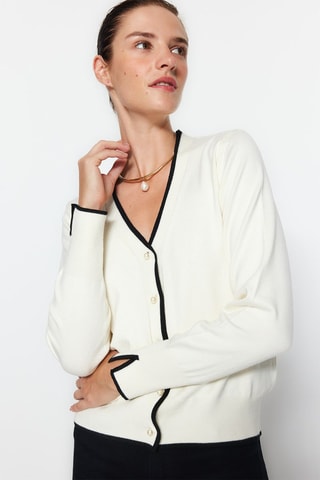 Casaco de malha - Cru