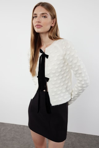 Casaco de malha - Branco