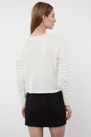 Casaco de malha - Branco