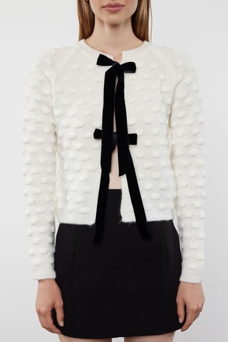 Casaco de malha - Branco