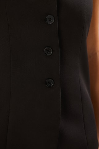 Colete de fato regular - Preto