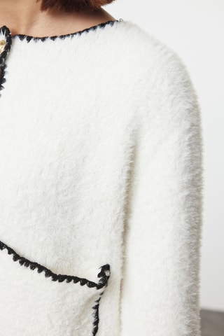 Casaco de malha - Cru