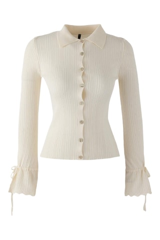 Casaco de malha - Cru