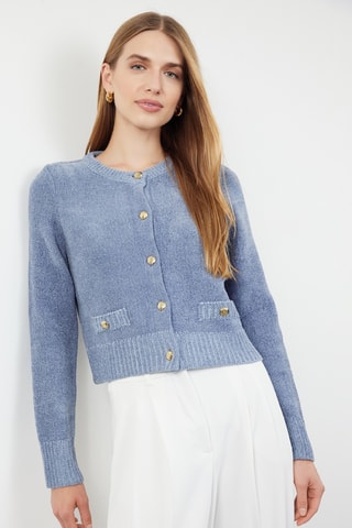 Casaco regular - Azul