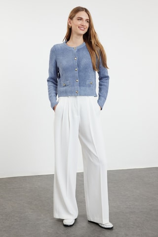 Casaco regular - Azul