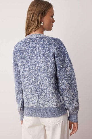 Casaco de malha - Índigo