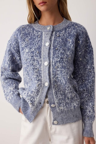 Casaco de malha - Índigo