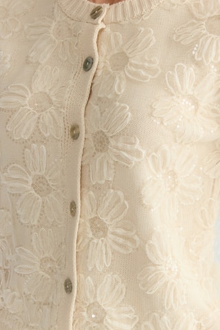 Casaco de malha - Cru