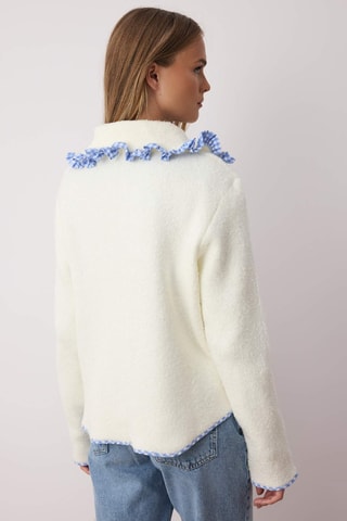 Casaco de malha - Cru