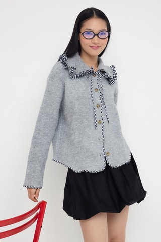 Casaco de malha - Cinzento