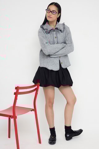 Casaco de malha - Cinzento