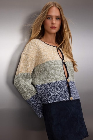 Casaco de malha - Índigo