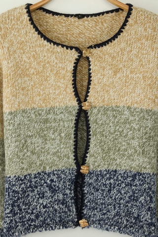 Casaco de malha - Índigo